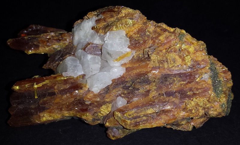 Orpiment with Calcite