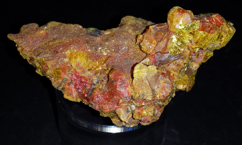 Orpiment with red Realgar