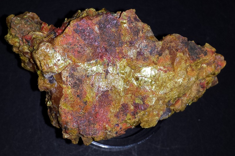 Orpiment with red Realgar