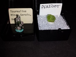 Peridot and Tourmaline