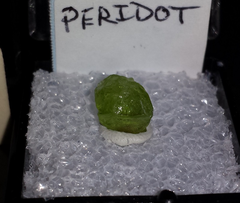 Peridot and Tourmaline