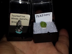 Peridot and Tourmaline