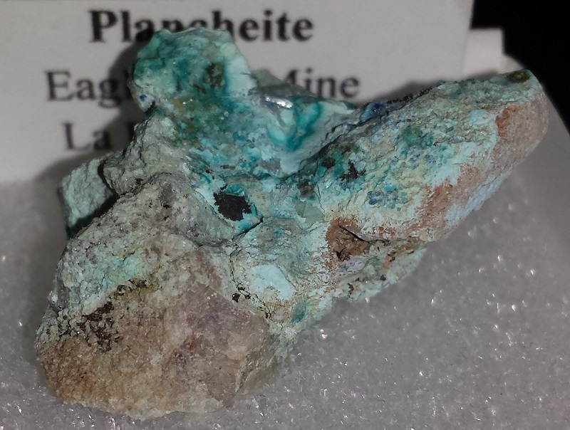 Plancheite specimen