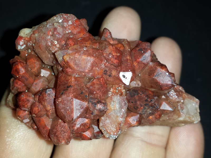 Red Quartz with Hematite