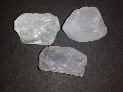 3 Moonstone specimens