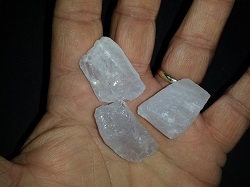 3 Moonstone specimens