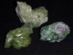 3 specimens of Vesuvianite