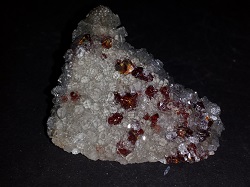 Garnet on Quartz