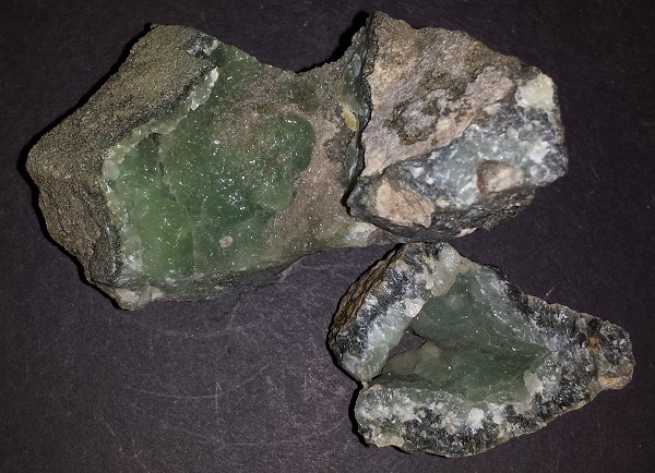 2 Prehnite Specimens