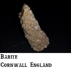 Barite specimen