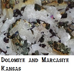 Dolomite and Marcasite specimen