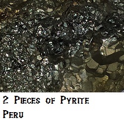 2 pieces of Pyrite