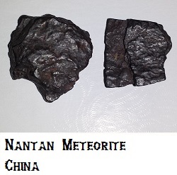 2 Pieces of Nantan Meteorites 2 Pieces of Nantan Meteorites