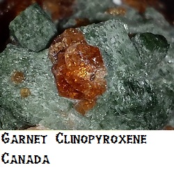 Garnet Clinopyroxene specimen