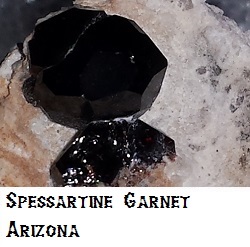 Garnet specimen