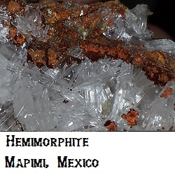 Hemimorphite Crystals specimen