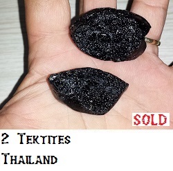2 Tekite Specimens