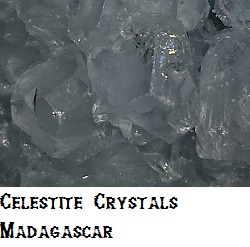 Celestite specimen